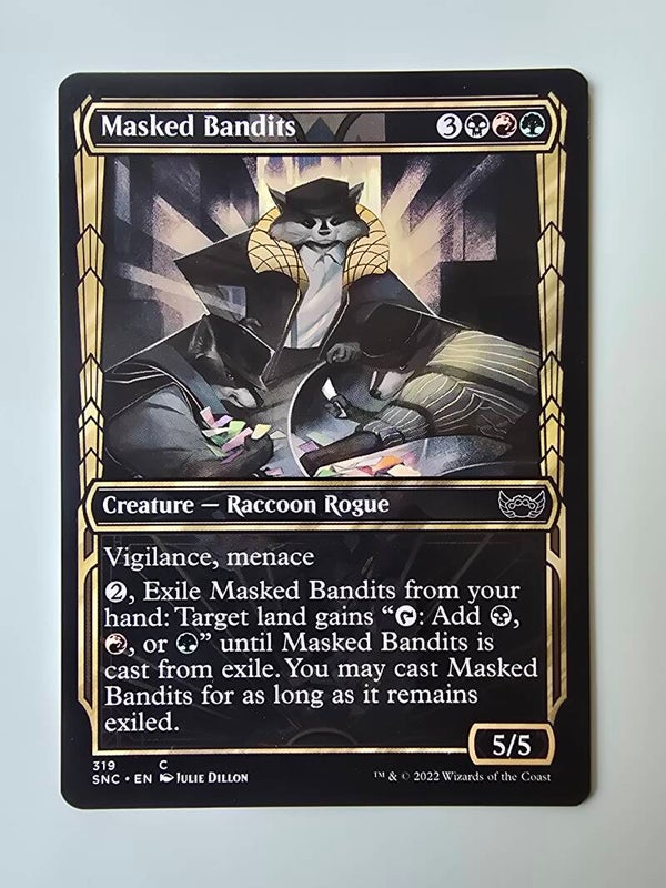 MASKED BANDITS (SNC) (319 C) (MTG) (TRADING CARD)