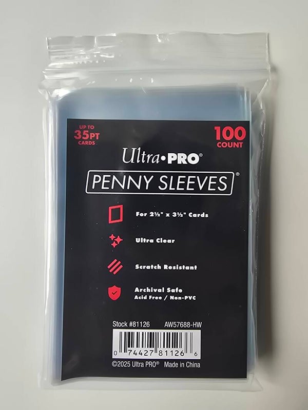 ULTRA PRO CLEAR PENNY SLEEVES (100 PACK) (TCG SUPPLIES)