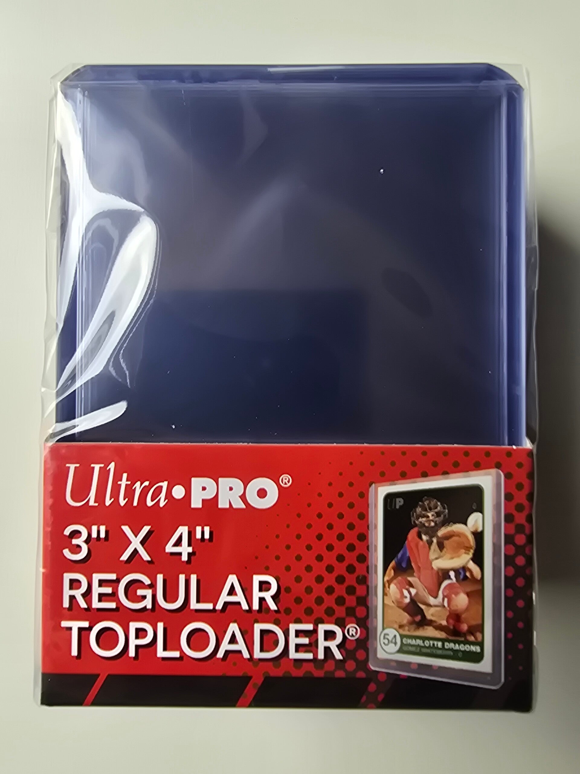 ULTRA PRO REGULAR TOPLOADERS (3" X 4") (TCG SUPPLIES)