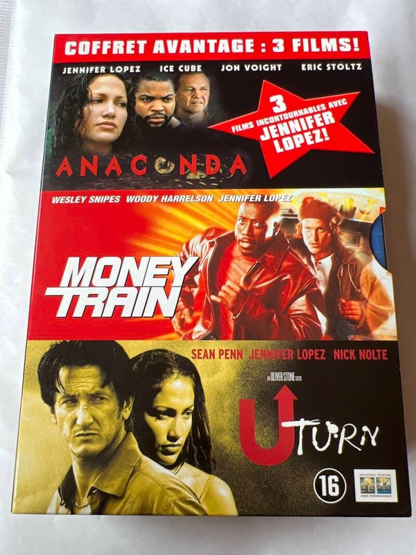 FILMBOX / ANACONDA / MONEY TRAIN / U TURN (IMPORT WITH DUTCH SUBS) (DVD)