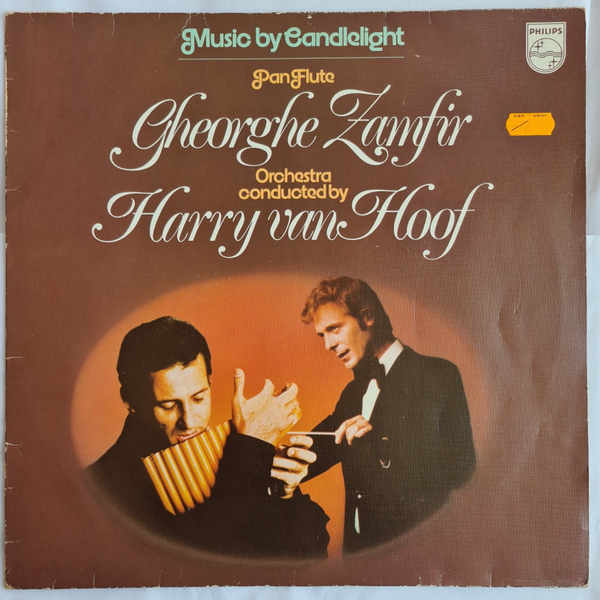 GHEORGHE ZAMFIR PAN FLUTE ORCHESTRA CONDUCTED BY HARRY VAN HOOF MUSIC BY CANDLELIGHT (VINYL)