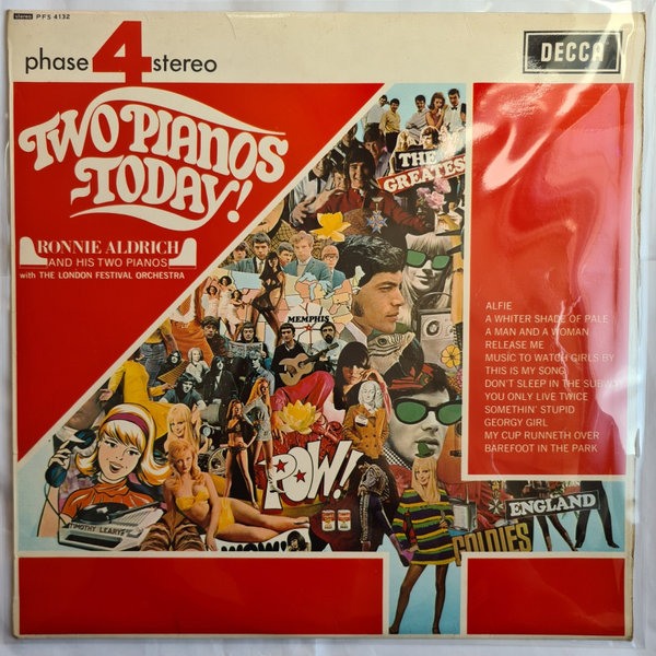 RONNIE ALDRICH AND HIS TWO PIANOS WITH THE LONDON FESTIVAL ORCHESTRA TWO PIANOS TODAY! (VINYL)