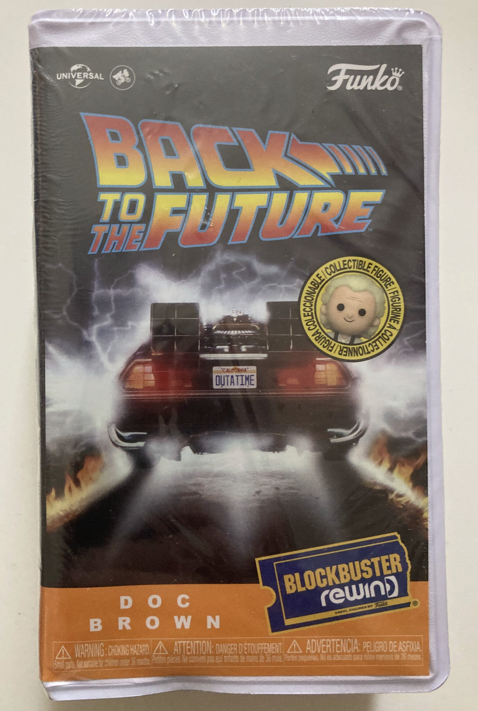BLOCKBUSTER REWIND BACK TO THE FUTURE DOC BROWN FUNKO (TOYS)