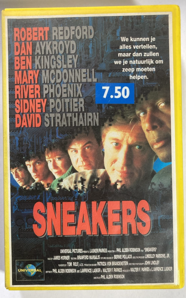 SNEAKERS (YELLOW TAPE ) (EX RENTAL) (VHS)