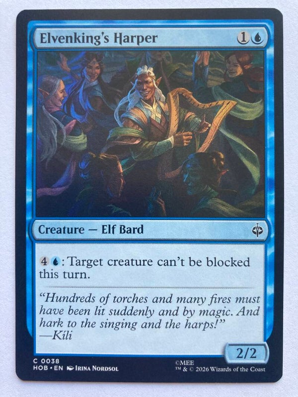 ELVENKING'S HARPER (HOB) (C 0038) (MTG) (TRADING CARD)