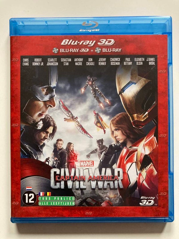 CAPTAIN AMERICA CIVIL WAR (3D + 2D) (BLURAY)