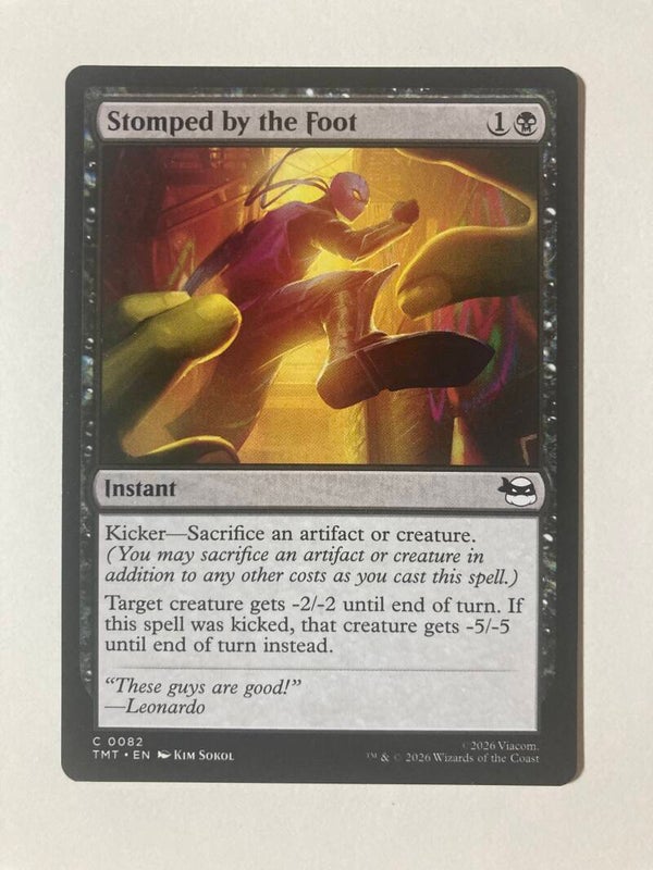 STOMPED BY THE FOOT (TMT) (C 0082) (LIGHTLY PLAYED) (MTG) (TRADING CARD)