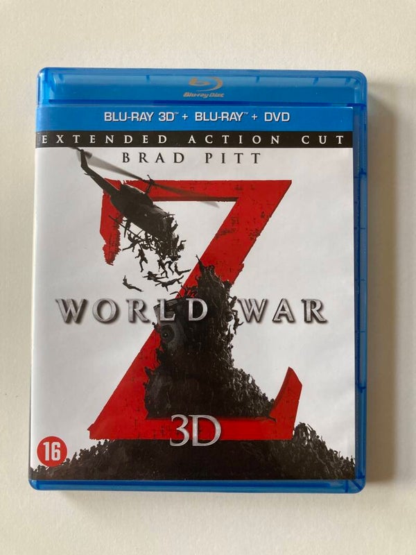 WORLD WAR Z (3D + 2D) (EXTENDED ACTION CUT) (BLURAY)
