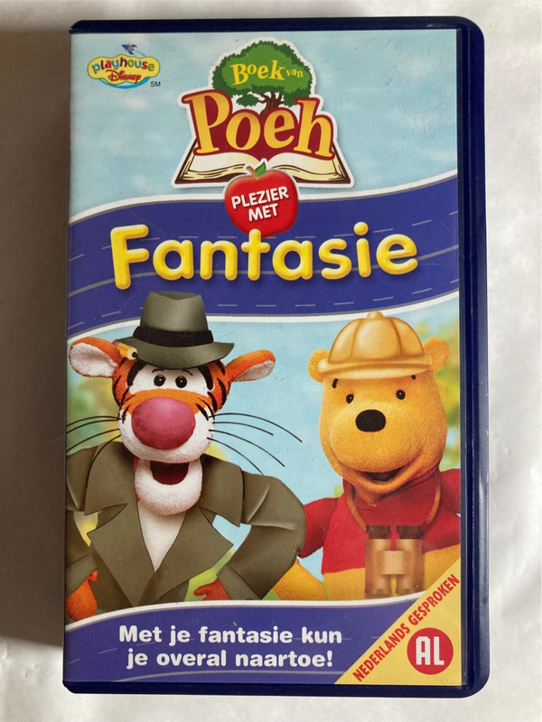 BOEK VAN POEH PLEZIER MET FANTASIE (VHS)