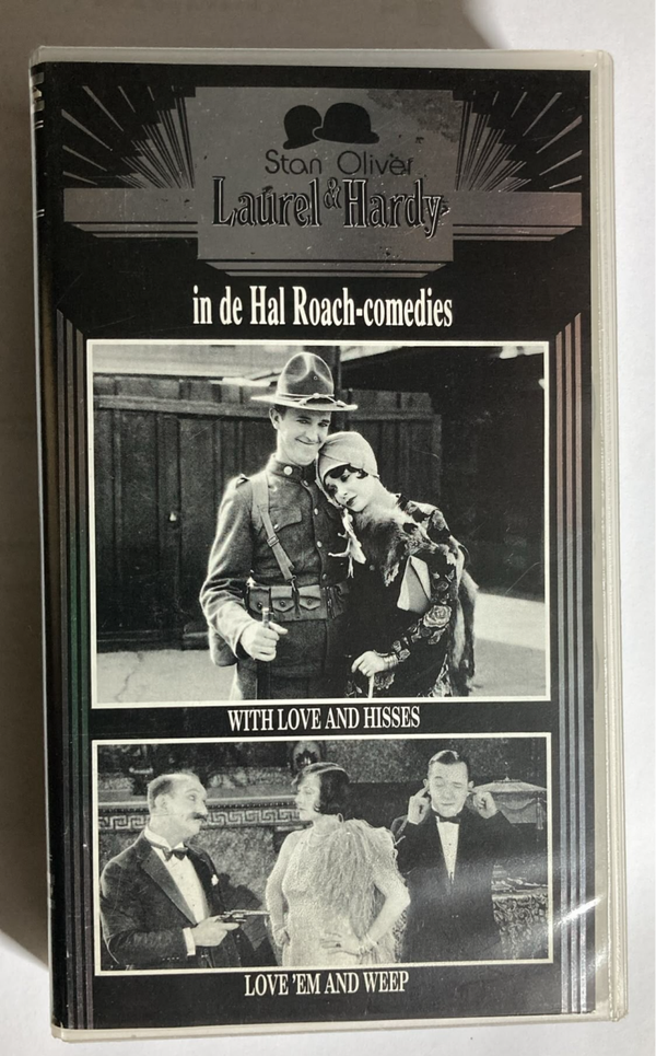 LAUREL & HARDY IN DE HAL ROACH-COMEDIES WITH LOVE AND HISSES / LOVE 'EM AND WEEP (VHS)