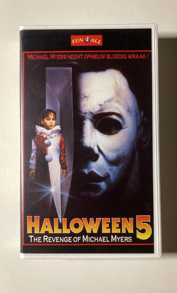 HALLOWEEN 5 THE REVENGE OF MICHAEL MYERS (VHS)