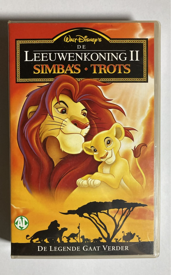 THE LION KING 2 SIMBA'S PRIDE (VHS)
