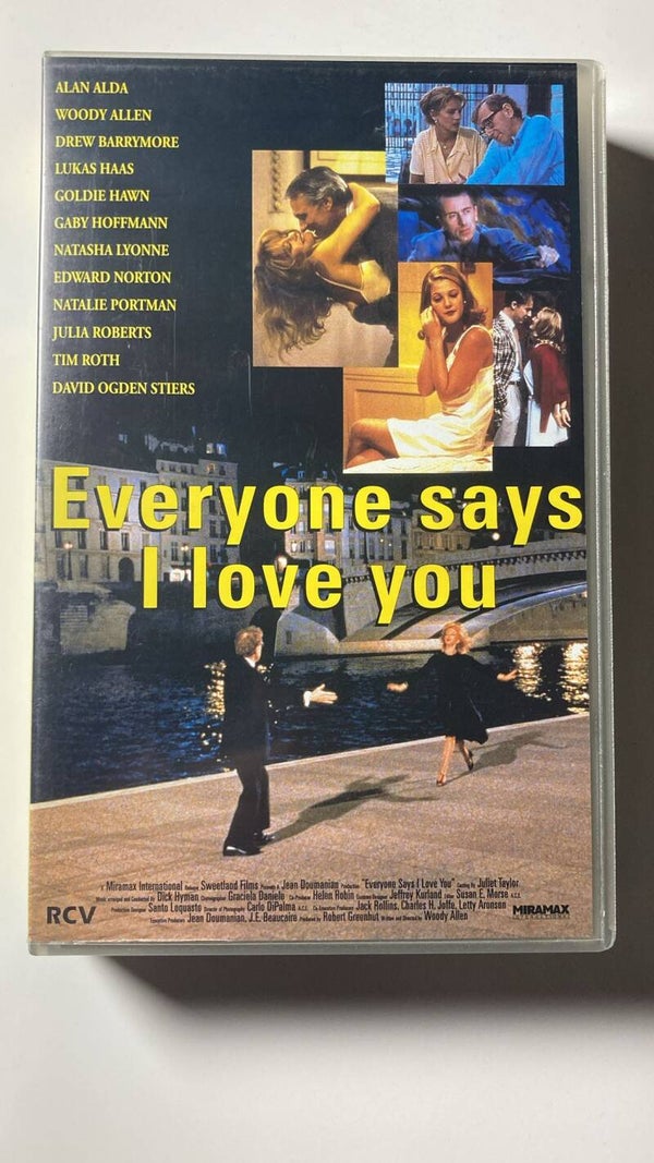 EVERYONE SAYS I LOVE YOU (VHS)
