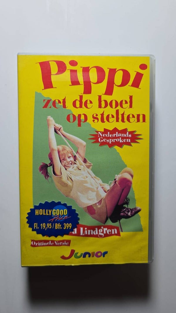 PIPPI ZET DE BOEL OP STELTEN (VHS)