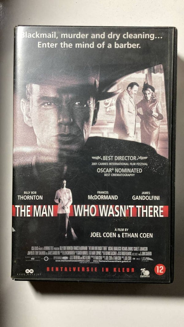 THE MAN WHO WASN'T THERE (2001) (EX RENTAL) (VHS)