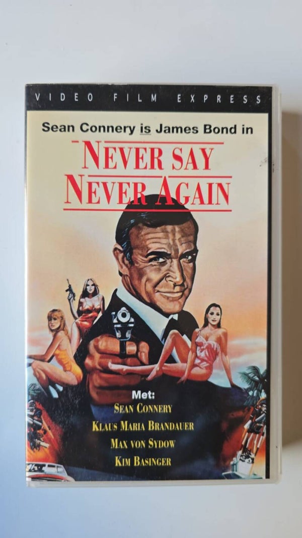 NEVER SAY NEVER AGAIN (IN SEAL) (VHS)
