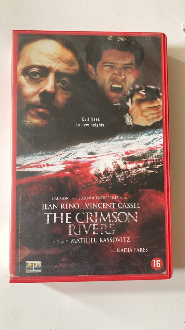 THE CRIMSON RIVERS (EX RENTAL) (VHS)