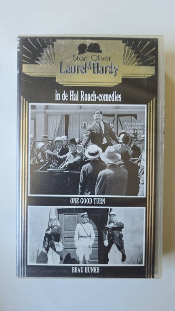 LAUREL & HARDY: ONE GOOD TURN / BEAU HUNKS (VHS)