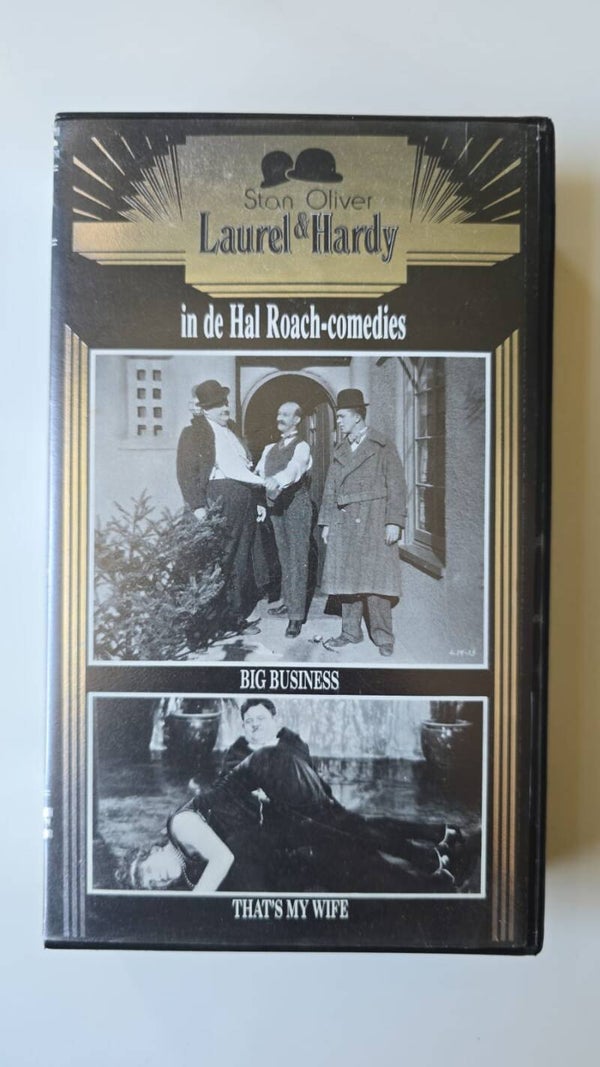 LAUREL & HARDY: BIG BUSINESS / THAT'S MY WIFE (VHS)