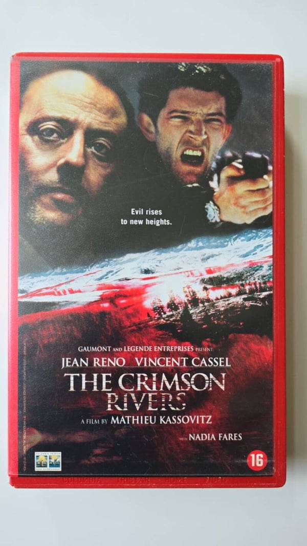 THE CRIMSON RIVERS (EX RENTAL) (VHS)