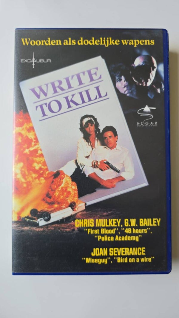 WRITE TO KILL (EX RENTAL) (VHS)