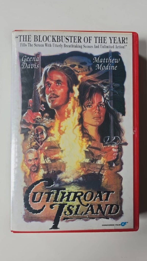 CUTTHROAT ISLAND (EX RENTAL) (VHS)