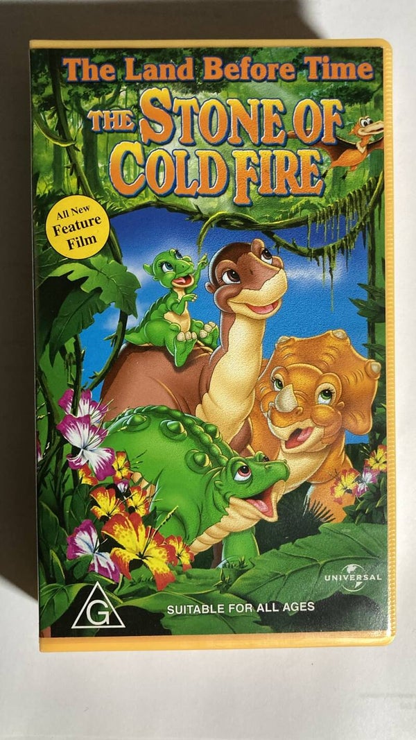 THE LAND BEFORE TIME VII: THE STONE OF COLD FIRE (IMPORT WITHOUT DUTCH SUBS) (VHS)