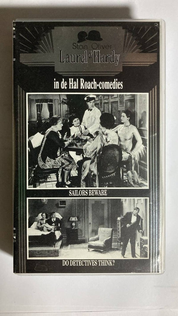 LAUREL & HARDY IN DE HAL ROACH-COMEDIES SAILORS, BEWARE! / DO DETECTIVES THINK? (VHS)