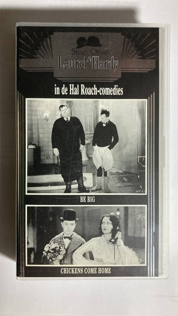 LAUREL & HARDY IN DE HAL ROACH-COMEDIES BE BIG / CHICKENS COME HOME (VHS)