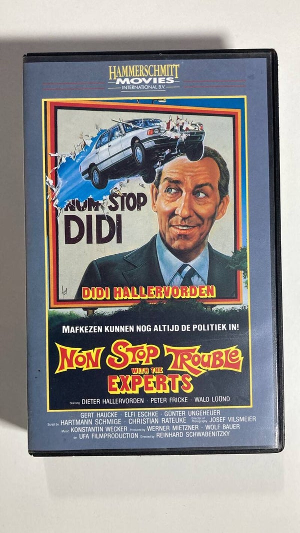 NON STOP TROUBLE WITH THE EXPERTS (DIDI - DER EXPERTE) (EX RENTAL) (VHS)