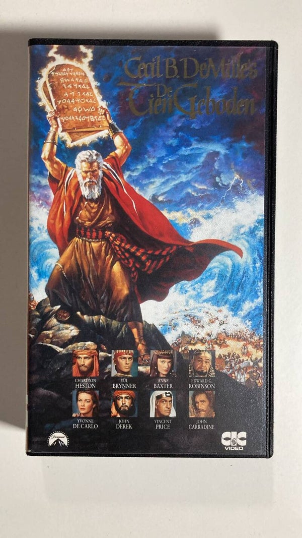 THE TEN COMMANDMENTS (1956) (VHS)