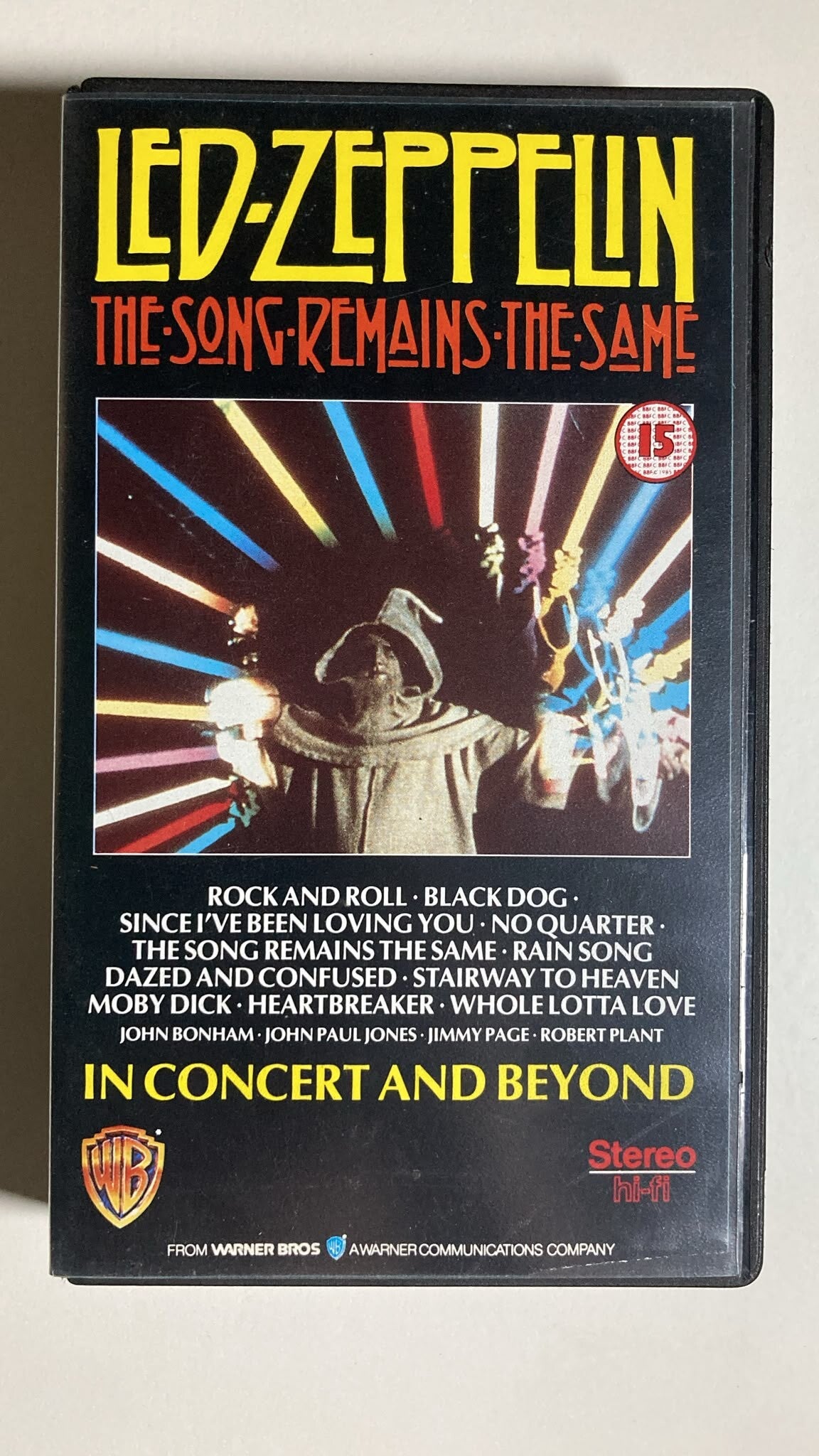 LED ZEPPELIN: THE SONG REMAINS THE SAME (IMPORT WITHOUT DUTCH SUBS) (VHS)