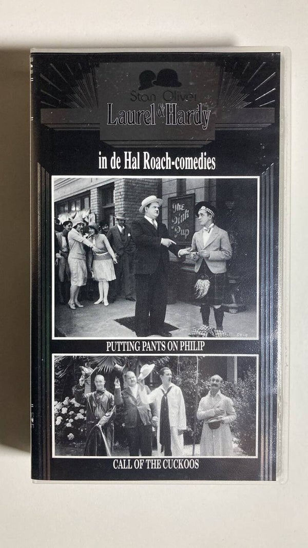 LAUREL & HARDY IN DE HAL ROACH-COMEDIES PUTTING PANTS ON PHILIP / CALL OF THE CUCKOOS (IN SEAL) (VHS)