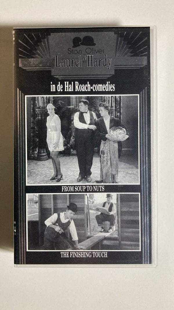 LAUREL & HARDY IN THE HAL ROACH-COMEDIES / FROM SOUP TO NUTS / THE FINISHING TOUCH (IN SEAL) (VHS)