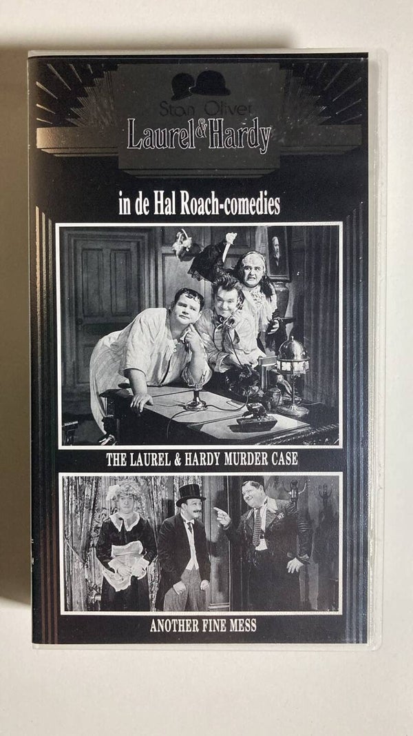 LAUREL & HARDY IN DE HAL ROACH-COMEDIES / THE LAUREL & HARDY MURDER CASE / ANOTHER FINE MESS (VHS)