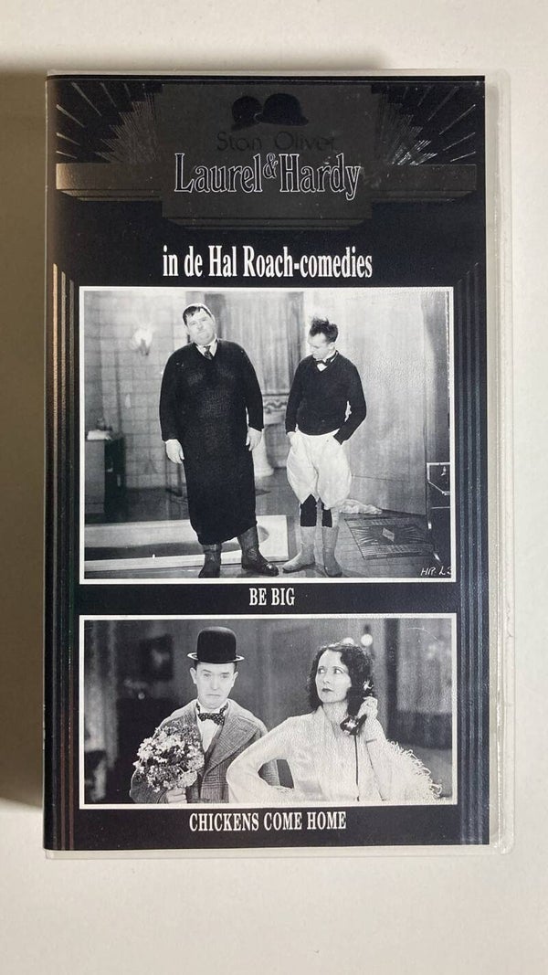 LAUREL & HARDY IN DE HAL ROACH-COMEDIES BE BIG / CHICKENS COME HOME (VHS)