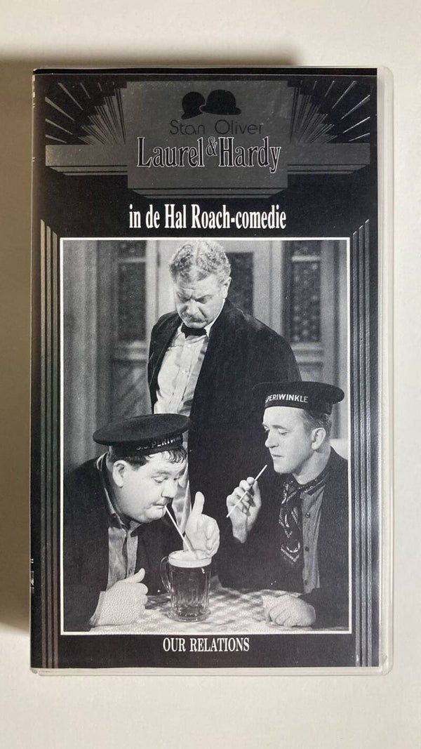 LAUREL & HARDY IN DE HAL ROACH-COMEDIES OUR RELATIONS (IN SEAL) (VHS)