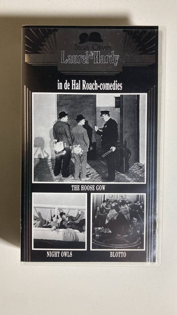 LAUREL & HARDY IN DE HAL ROACH-COMEDIES THE HOOSE-GOW / NIGHT OWLS / BLOTTO (VHS)