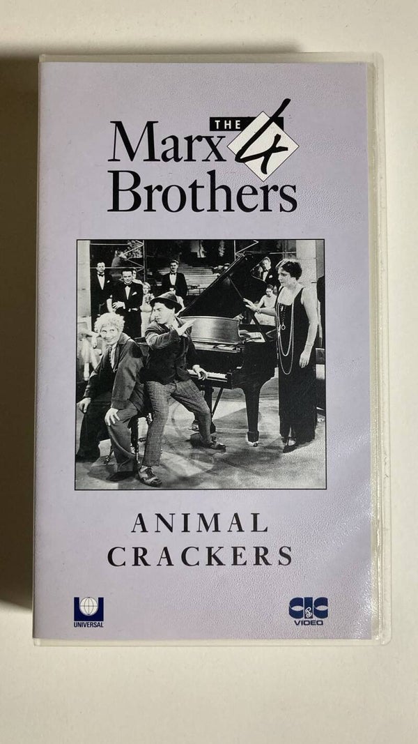 THE MARX 4 BROTHERS: ANIMAL CRACKERS (VHS)