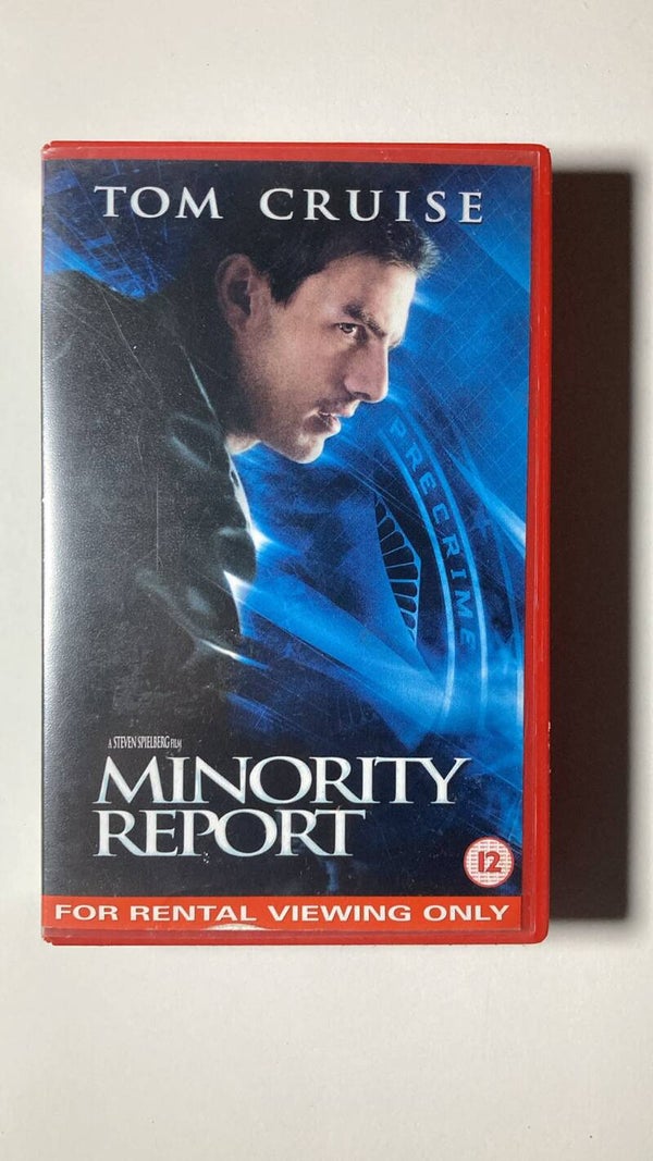 MINORITY REPORT (IMPORT WITHOUT DUTCH SUBS) (EX RENTAL) (VHS)