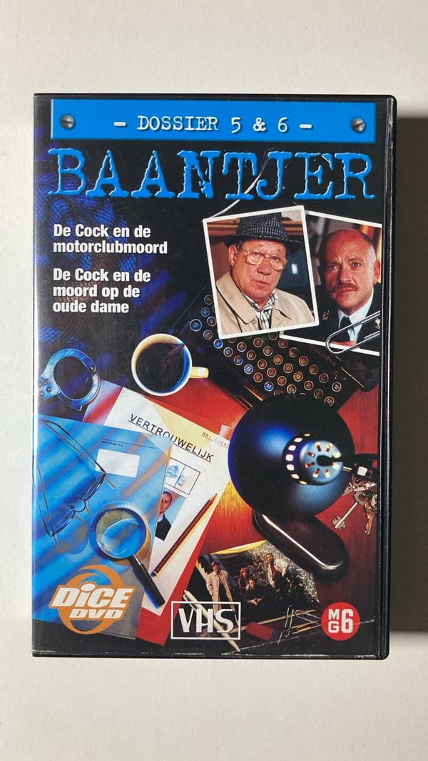 BAANTJER - DOSSIER 5 & 6: DE COCK EN DE MOTORCLUBMOORD / DE COCK EN DE MOORD OP DE OUDE DAME (IN SEAL) (PLEASE READ REMARKS) (VHS)