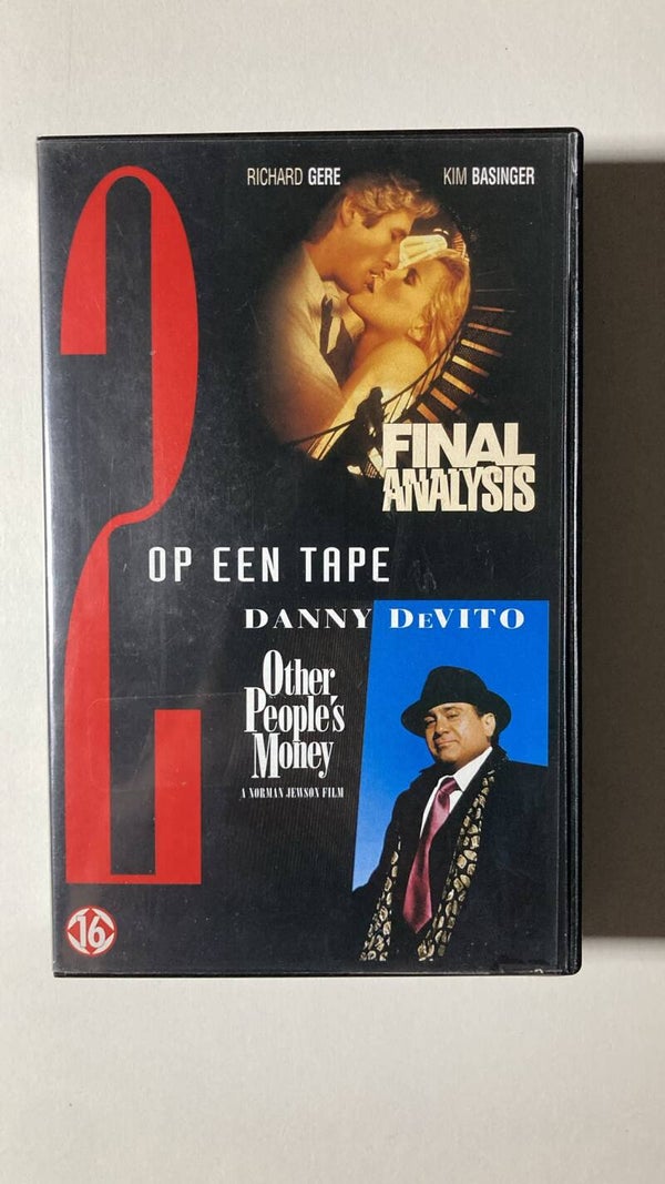 FILMBOX / FINAL ANALYSIS / OTHER PEOPLE'S MONEY (IN SEAL) (VHS)