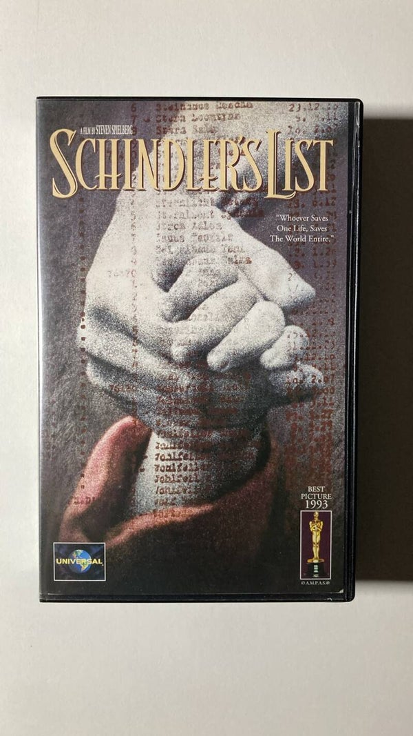 SCHINDLER'S LIST (VHS)