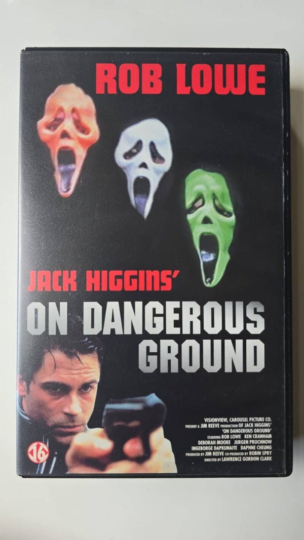 ON DANGEROUS GROUND (EX RENTAL) (VHS)