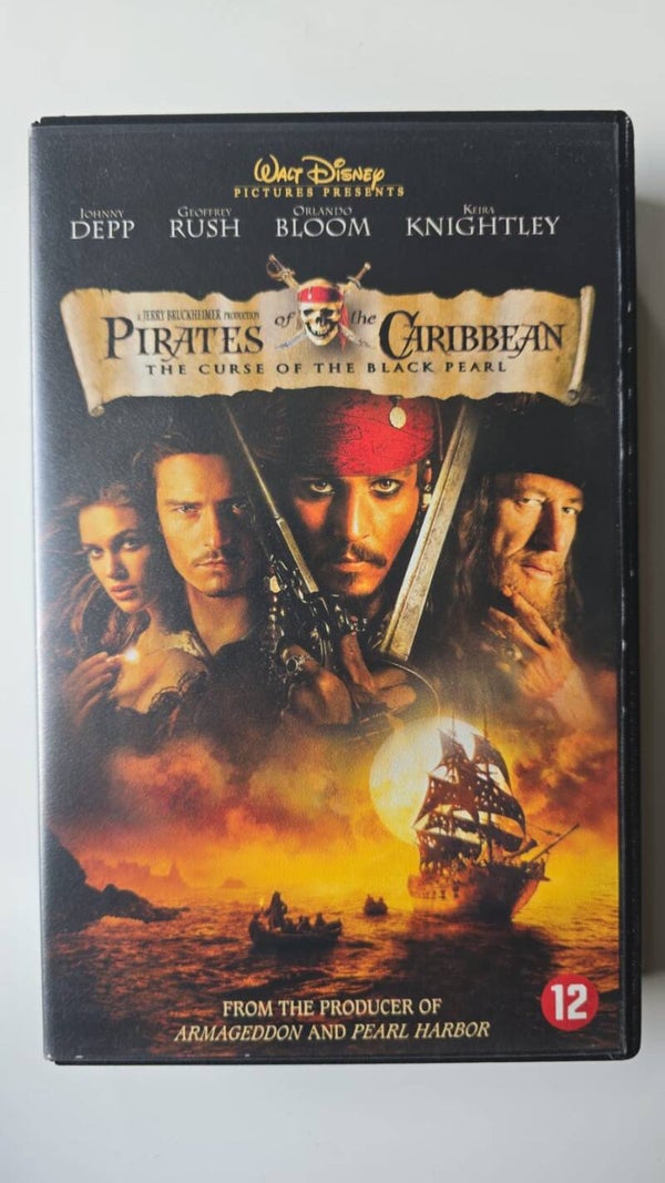 PIRATES OF THE CARIBBEAN: THE CURSE OF THE BLACK PEARL (EX RENTAL) (VHS)