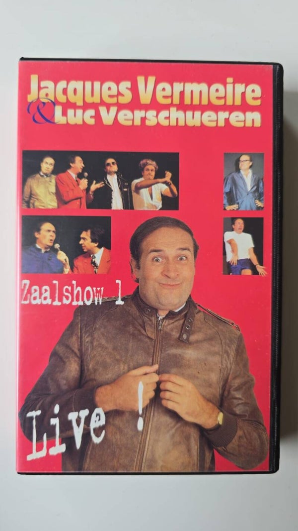 JACQUES VERMEIRE & LUC VERSCHUEREN - ZAALSHOW 1 LIVE! (VHS)