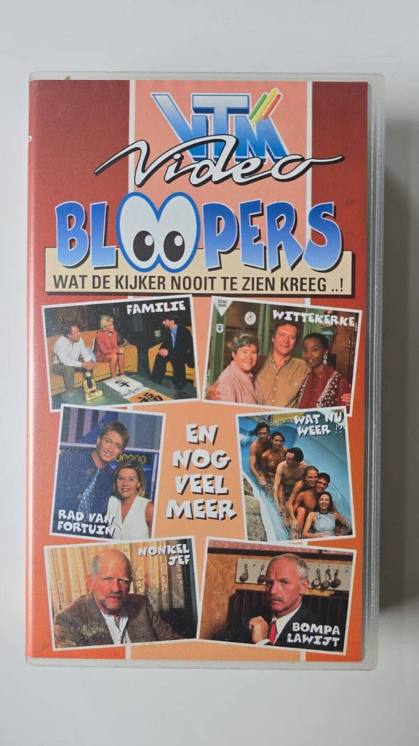 VTM VIDEO BLOOPERS WAT DE KIJKER NOOIT TE ZIEN KREEG..! (VHS)