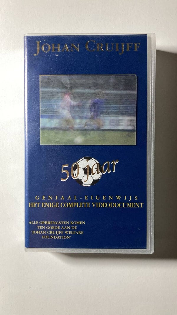 JOHAN CRUYFF - 50 YEARS (VHS)
