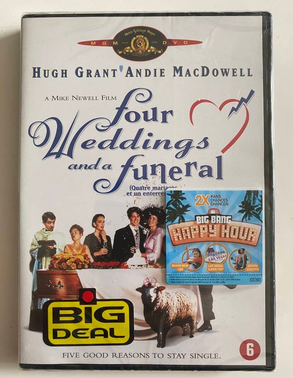 FOUR WEDDINGS AND A FUNERAL (IN SEAL) (DVD)