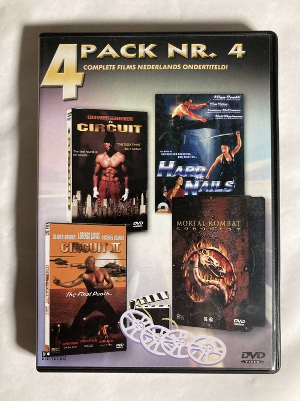 FILMBOX / CIRCUIT / CIRCUIT 2 / HARD AS NAILS / MORTAL KOMBAT CONQUEST (DVD)